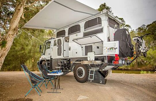 Unimog U430 кемпер для кругосветных путешествий