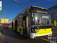 На городские маршруты Львова выехали новые модернизированные троллейбусы «Электрон»