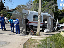 Велосипедист разбился о стену в Севастополе