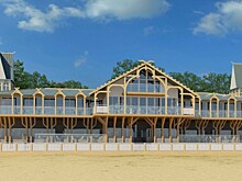 На пляже в Зеленоградске построят кафе в стиле конца XIX века