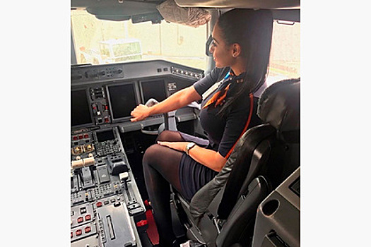 Стюардесса впечатлила своим снимком пользователей сети