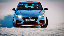 Hyundai i30N разогнался до рекордной скорости на льду Байкала