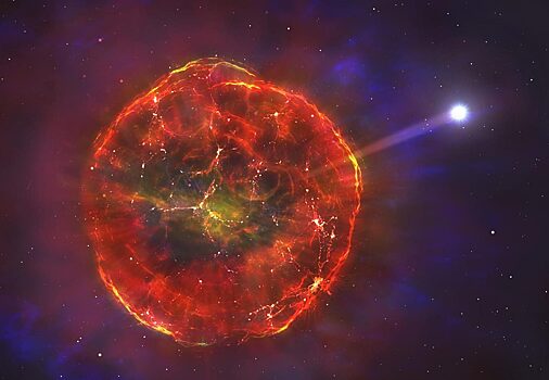 Астрономы обнаружили сверхбыстрый осколок сверхновой