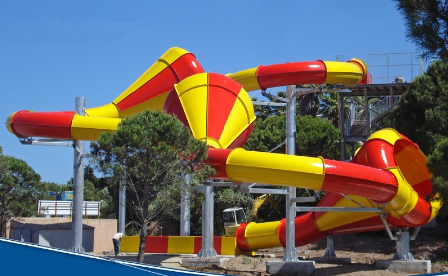 Аквапарк Aqualand, Торремолинос, Коста-дель-Соль, Андалусия, Испания, Европа