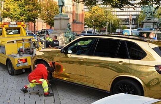 Немецкая полиция запретила ездить на слишком ярком BMW X5