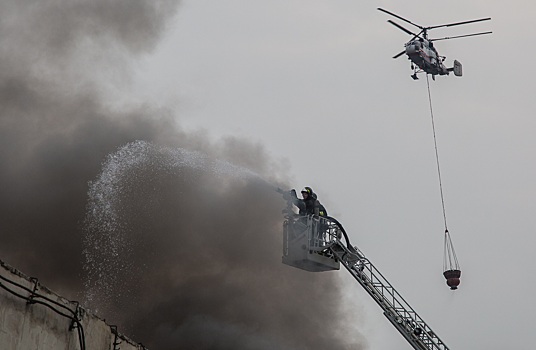 Пожар на западе Москвы оперативно ликвидирован
