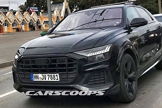 Флагманский внедорожник Audi сфотографировали на тестах в Москве