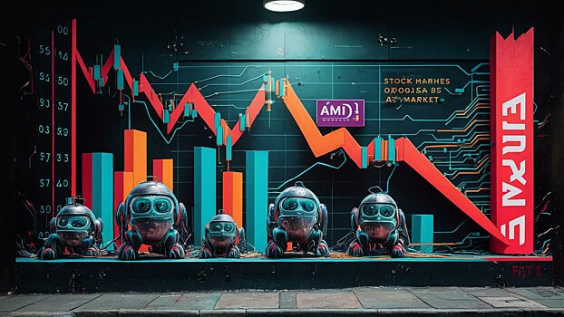 Акции AMD падают, несмотря на ИИ-бум и превышение прогнозов прибыли