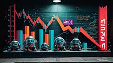 Акции AMD падают, несмотря на ИИ-бум и превышение прогнозов прибыли