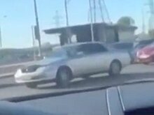 Лихач едва не спровоцировал в прямом эфире несколько аварий
