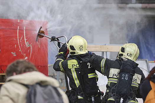 Ликвидирован пожар в гаражах на юге Москвы