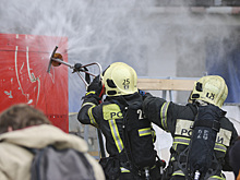Ликвидирован пожар в гаражах на юге Москвы