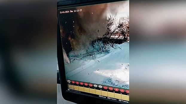 Камеры засняли момент взрыва на фекально-насосной станции в Новотроицке