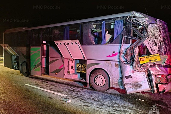 Пять человек пострадали в ДТП с двумя автобусами под Тулой