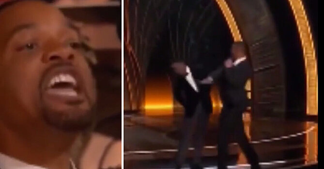 Уилл Смит ударил ведущего церемонии «Оскар» Криса Рока за шутку про бритую голову его жены. Она страдает от патологического выпадения волос