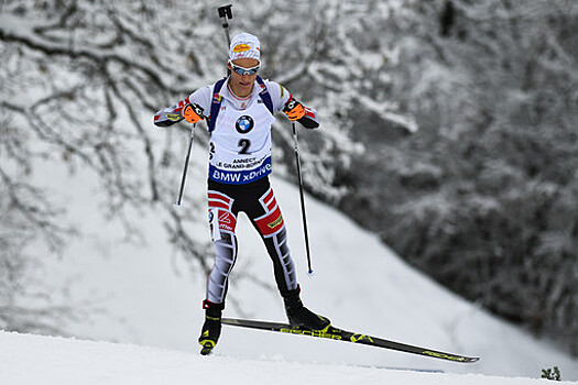 Австрийский биатлонист Ляйтнер стал первым в индивидуальной гонке на ЧЕ