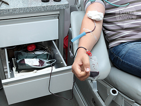В Пензе за год заготовили более 19 тыс. литров донорской крови