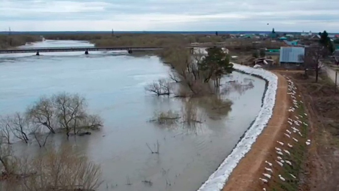 Уровень воды в Тоболе в районе Ялуторовска за сутки вырос на 20 см