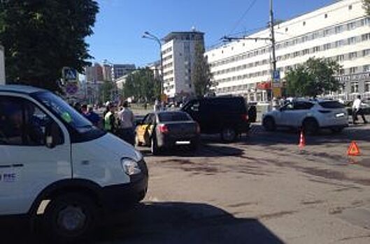 Из-за ДТП в центре Перми образовались пробки