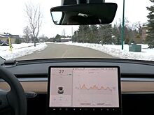 Блогер проверил эффективность электрокара Tesla Model Y с холодной батареей