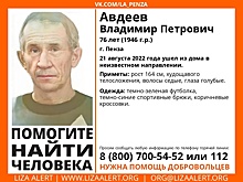 В Пензе ищут 76-летнего Владимира Авдеева