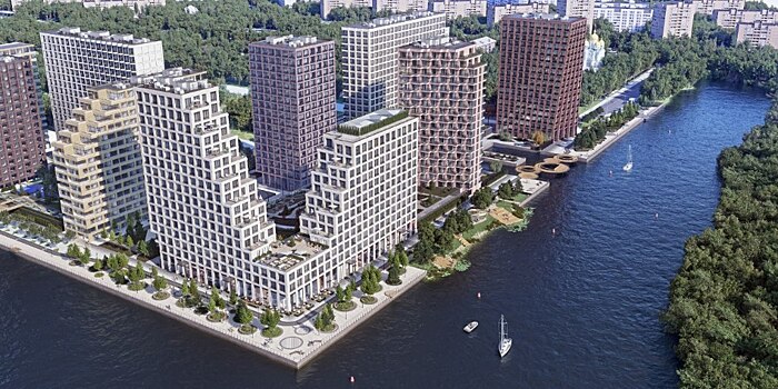 Новостройки на берегу Москвы-реки в среднем стоят 330 тыс. рублей за кв. метр
