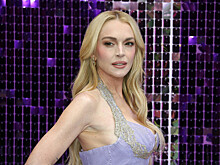 Линдси Лохан покорила поклонников нежным образом