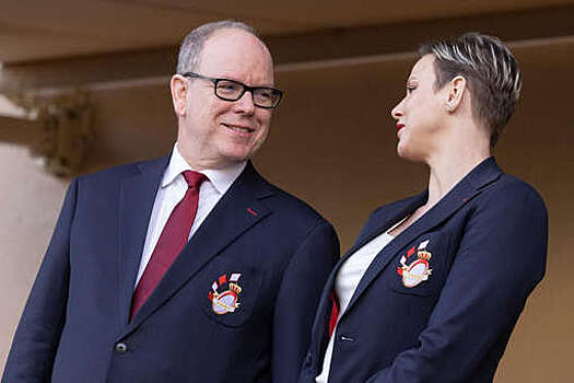 Князь Монако Альбер II и его жена Шарлен отметили 12-ю годовщину брака
