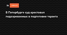 В Петербурге суд арестовал подозреваемых в подготовке теракта — Daily Storm