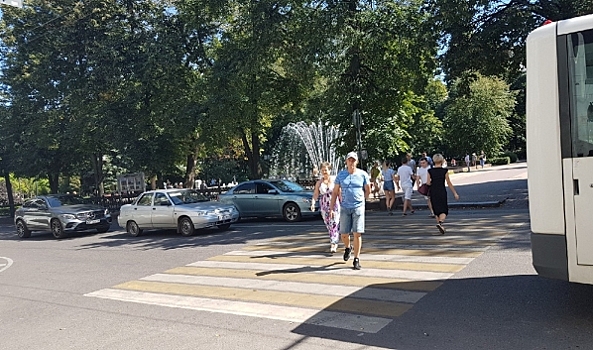 В Воронеже предложили поднять над дорогой пешеходный переход к Кольцовскому скверу