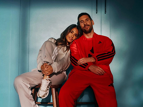 Лео Месси и его жена стали лицами новой коллекции Adidas