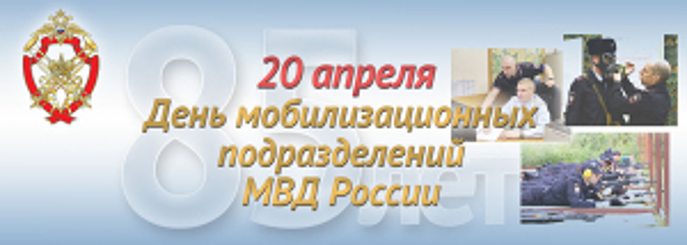 Мобилизационные подразделения МВД России отмечают 85 лет со дня своего образования