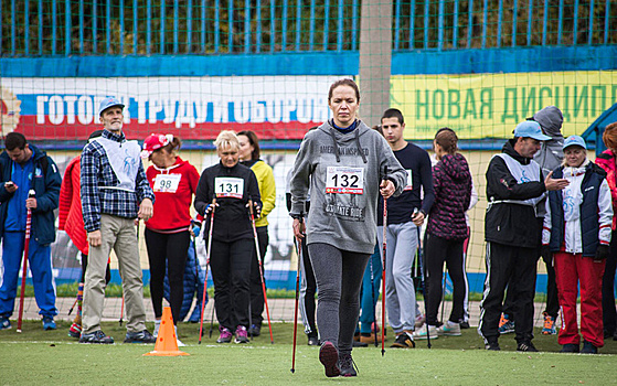 Светлана Нагейкина выиграла Кубок Москвы по скандинавской ходьбе