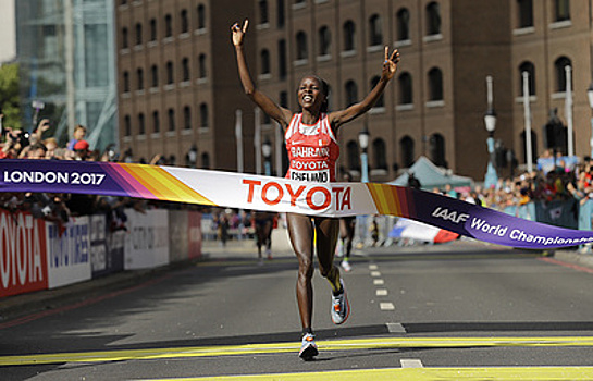 Челимо из Бахрейна стала первой в марафоне на ЧМ по легкой атлетике