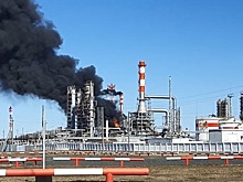 В Перми потушили пожар на нефтеперерабатывающем заводе