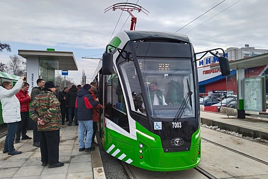 Обновленный трамвайный маршрут заработал в Курске