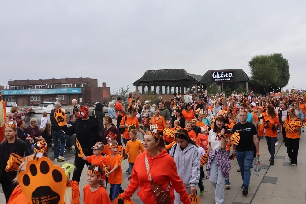 Более трех тысяч человек приняли участие в «Тигрином шествии» во Владивостоке