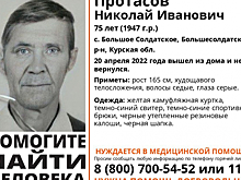 В Курской области ищут 75-летнего мужчину