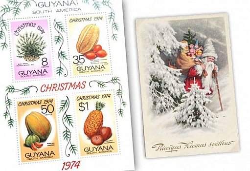На почте Вильнюса открылась выставка марок "Мир празднует Рождество"