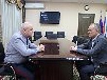Начальник УФСИН России по Республике Коми Дмитрий Коновалов провел рабочую встречу с председателем Избирательной комиссии региона Дмитрием Митюшевым