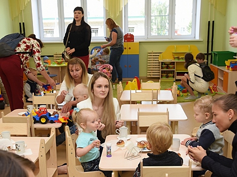 Новый детский сад на ул. Северной в Вологде принял юных воспитанников
