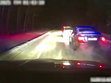 В Туве инспекторы ДПС в ходе ночной погони со стрельбой задержали нетрезвого водителя-нарушителя