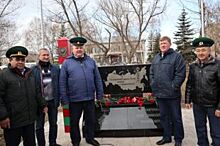 В Новосергиевке открыли памятник пограничникам