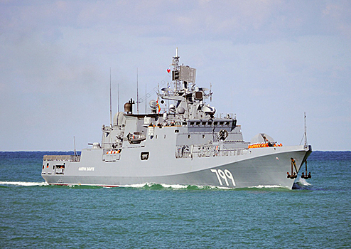 Фрегат «Адмирал Макаров» вышел в Средиземное море