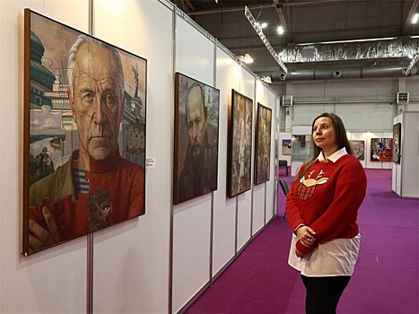 В Красноярске открылась выставка, посвящённая 35-летию Регионального отделения академии художеств