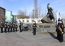 Нахимовцы Мурманска впервые приняли участие во всероссийской акции «Вахта памяти»