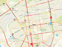 Новосибирск сковали 9-балльные пробки