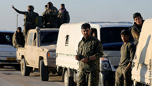 Курды отошли от границ с Турцией