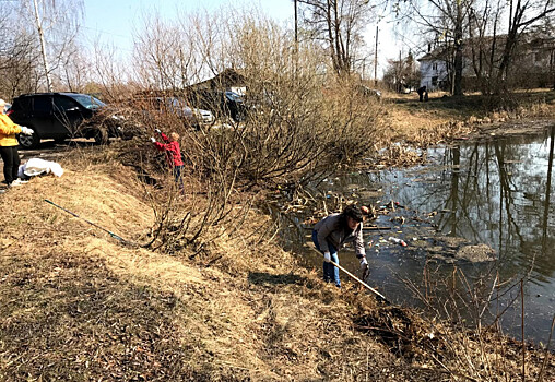 Более 40 мешков мусора собрали в Городце в ходе субботников