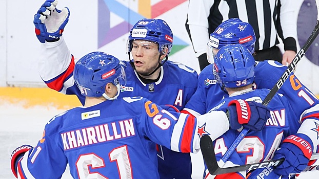 СКА победил минское "Динамо" в матче КХЛ